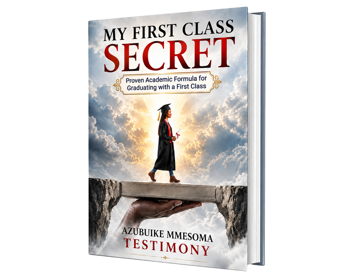 My First Class Secrets 3D book mockup